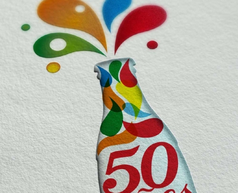 Logo Celebración 50 Años Embonor